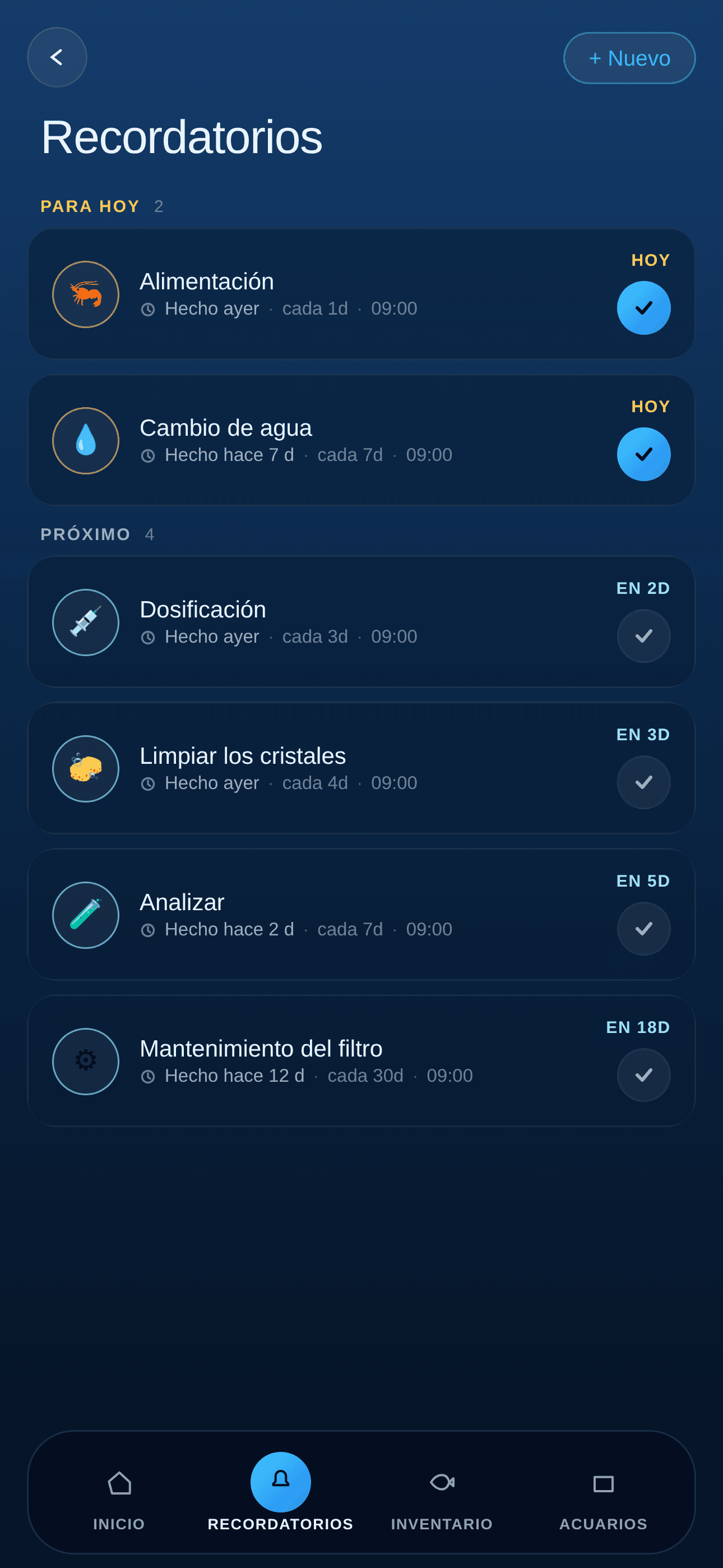 Recordatorios