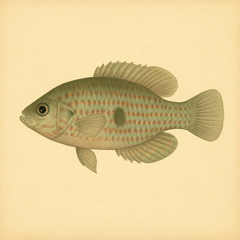 Amerikaanse vlagvis (Jordanella floridae)