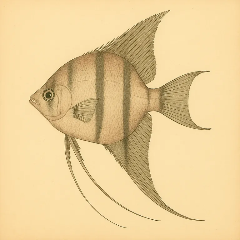 Maanvis (Pterophyllum scalare)