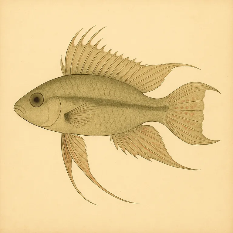 Kaketoedwergcichlide (Apistogramma cacatuoides)