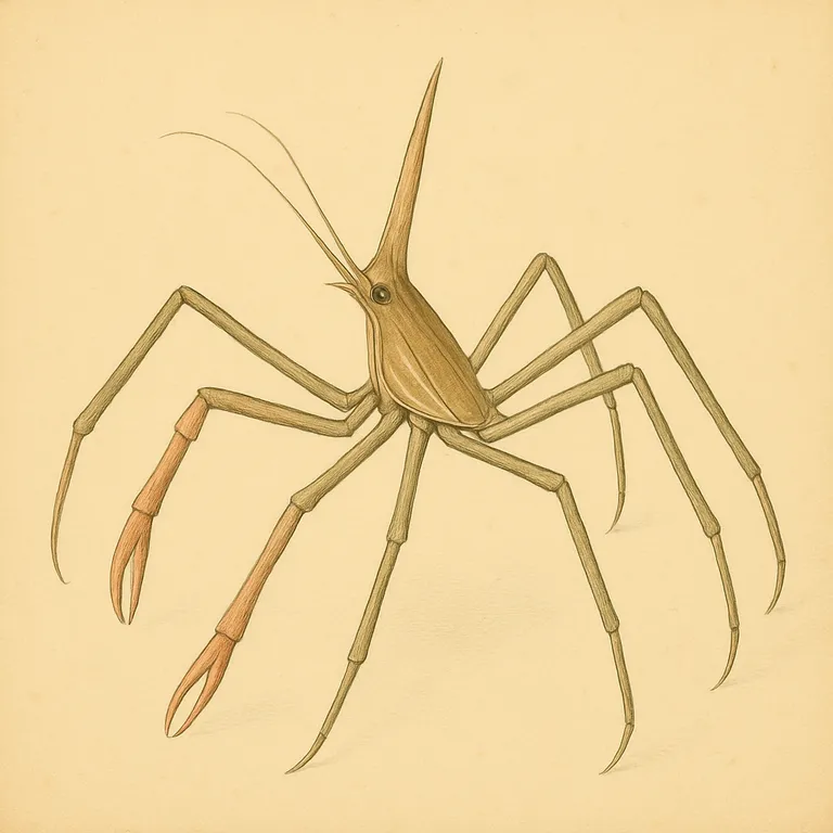 Pijlkrab (Stenorhynchus seticornis)