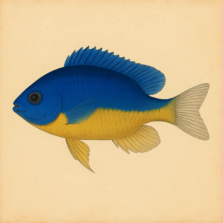 Damigella azzurra (Chrysiptera hemicyanea)