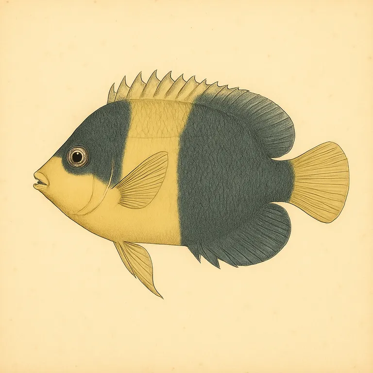 Tweekleurige dwergkeizersvis (Centropyge bicolor)