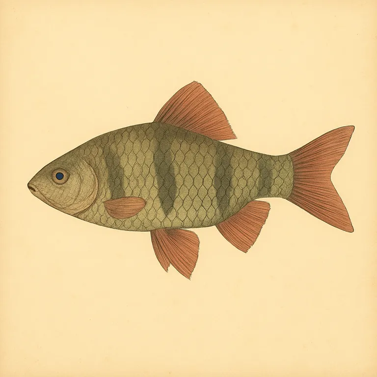 Black ruby barb (Pethia nigrofasciata)