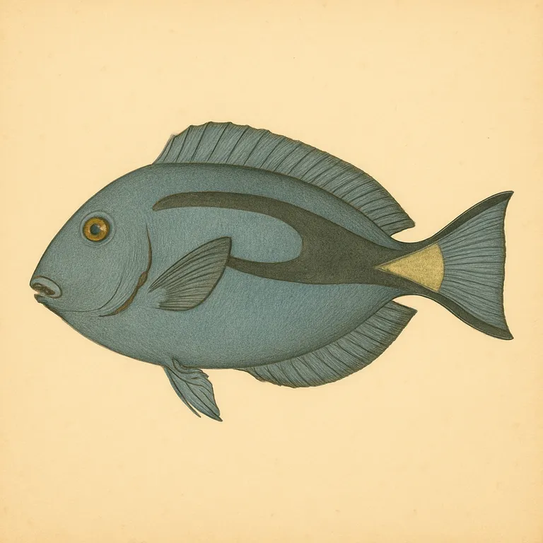 Blauwe doktersvis (Paracanthurus hepatus)