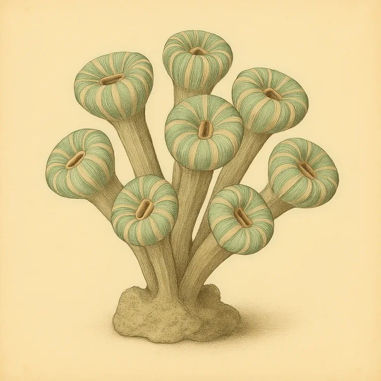 Zuurstok-koraal (candy cane) (Caulastraea furcata)