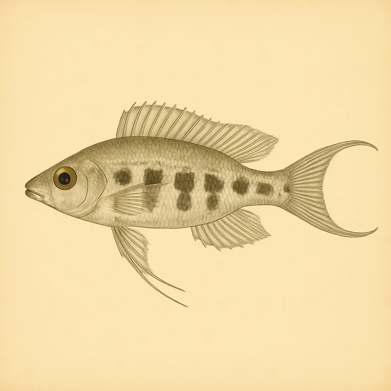 Schaakbordcichlide (Dicrossus filamentosus)