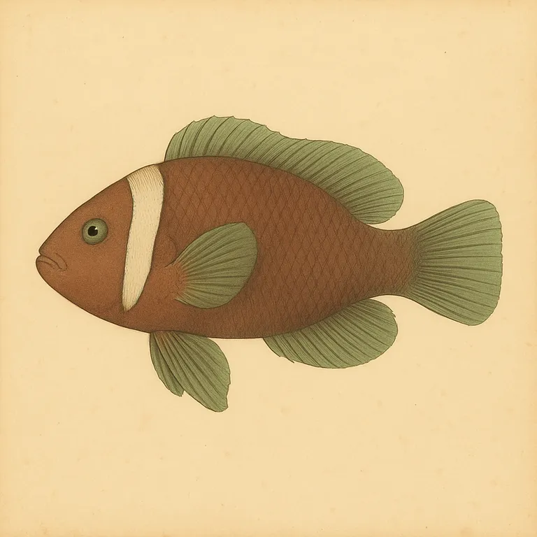 Payaso canela (Amphiprion melanopus)