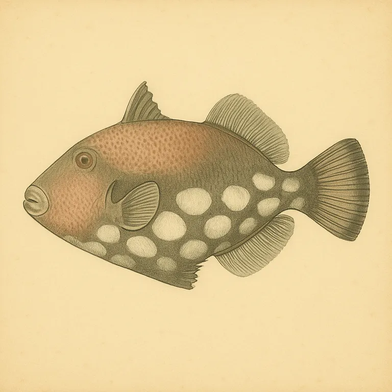 Clown-trekkervis (Balistoides conspicillum)