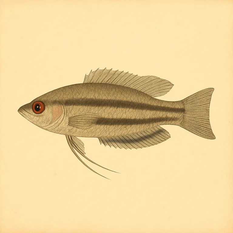 Gourami gracidante (Trichopsis vittata)