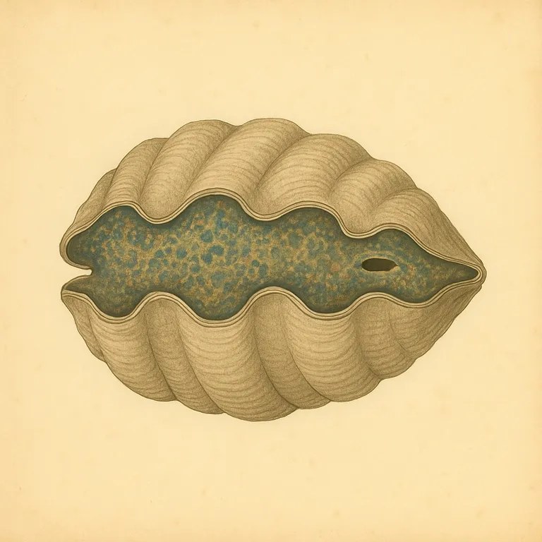 Crocea-Riesenmuschel (Tridacna crocea)