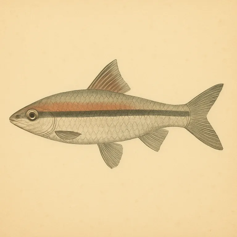 Denison-barbeel (Sahyadria denisonii)