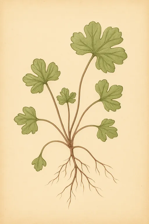 Idrocotile nana (Hydrocotyle tripartita)