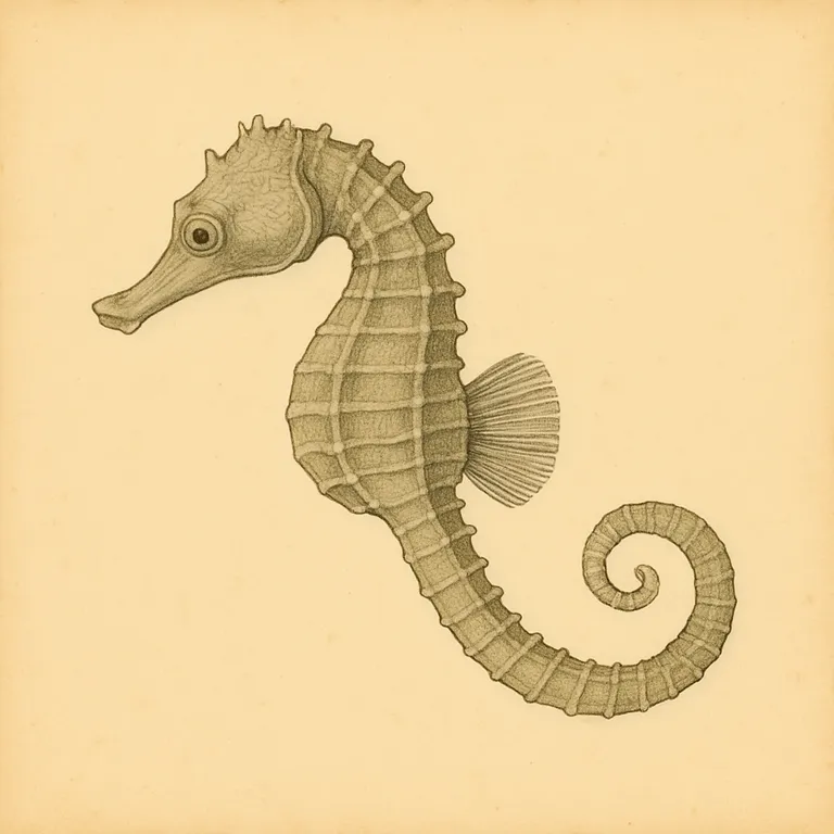 Zwergseepferdchen (Hippocampus zosterae)