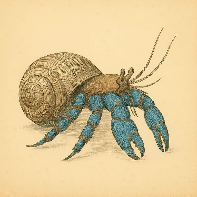 Elektrisch blauwe heremiet (Calcinus elegans)