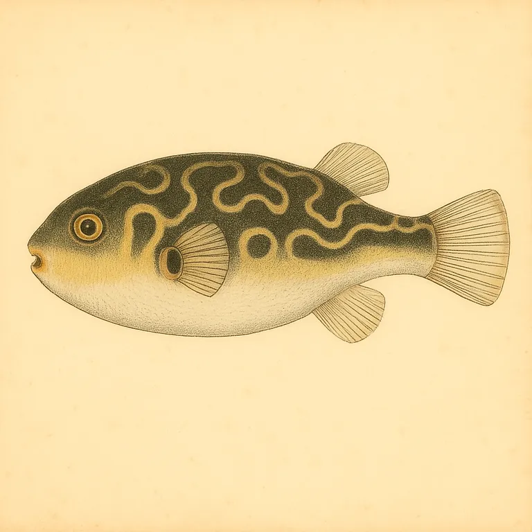 Achtfiguur-kogelvis (Dichotomyctere ocellatus)