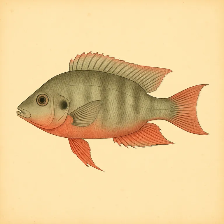 Vuurmondcichlide (Thorichthys meeki)