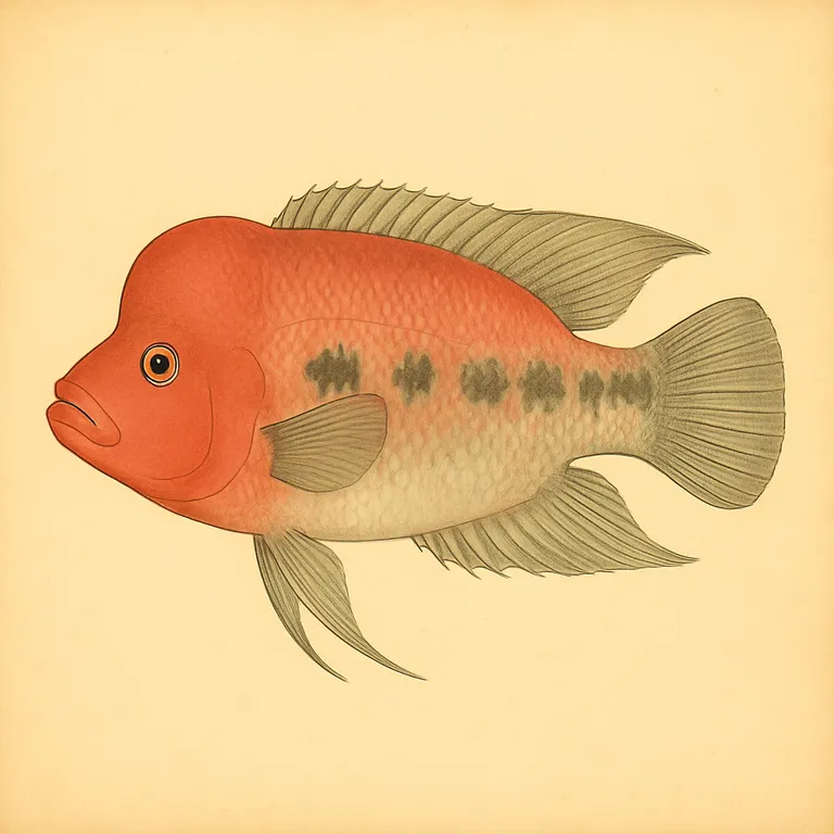 Flowerhorn (Cichlasoma × hybride)