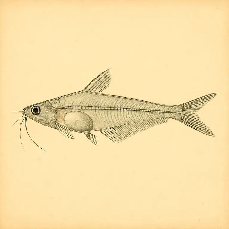 Glasmeerval (Kryptopterus vitreolus)