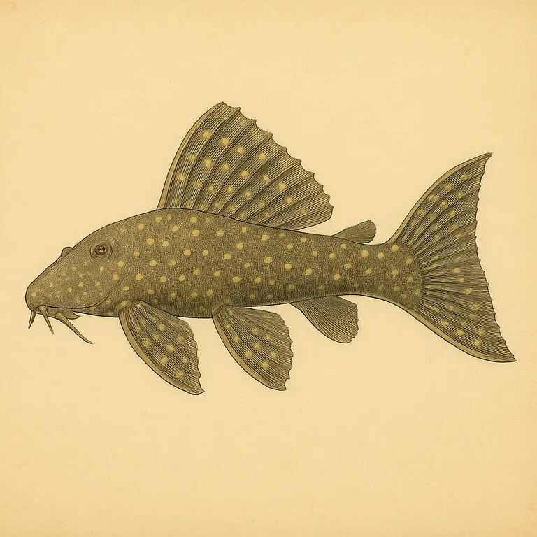 Goudklompjespleco (Baryancistrus xanthellus)