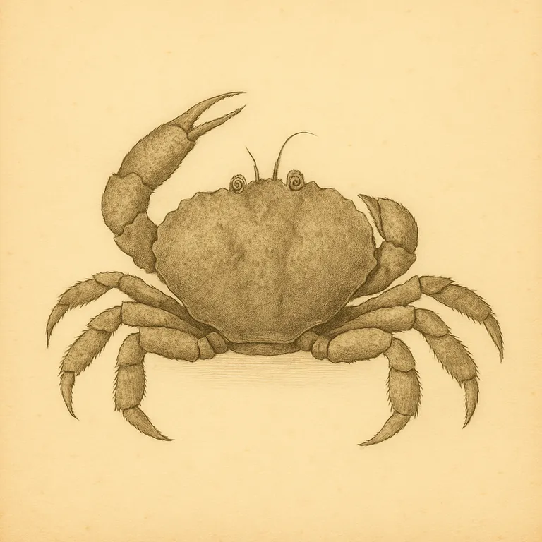 Gorillakrab (liftkrab) (Xanthidae sp.)