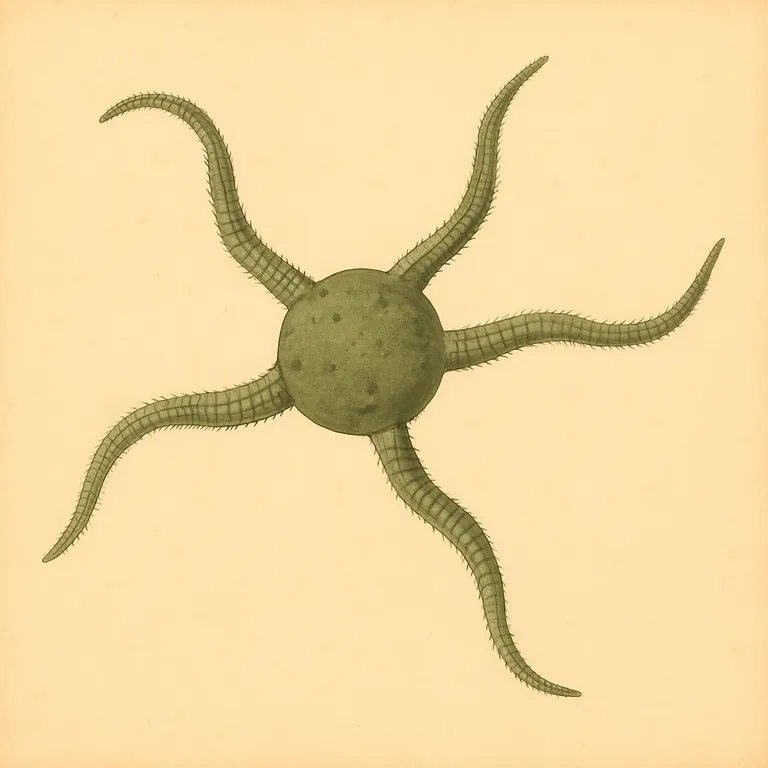 Stella serpentina verde (Ophiarachna incrassata)