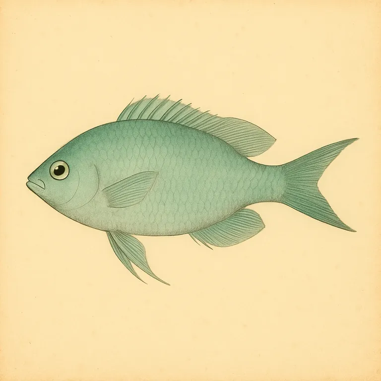 Groene chromis (Chromis viridis)