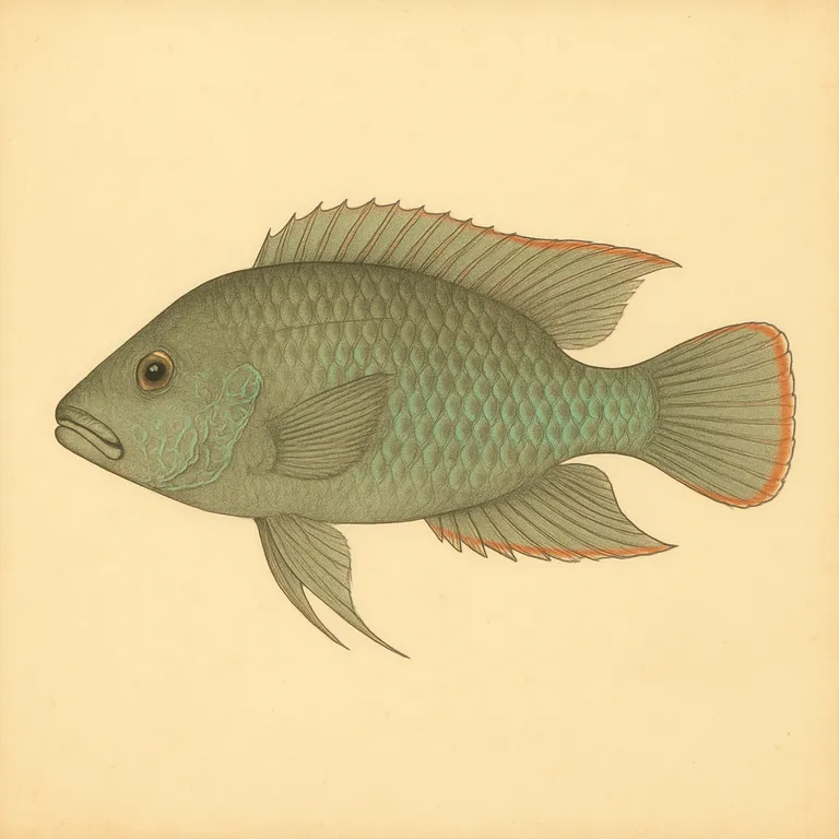 Groene terreur (Andinoacara rivulatus)
