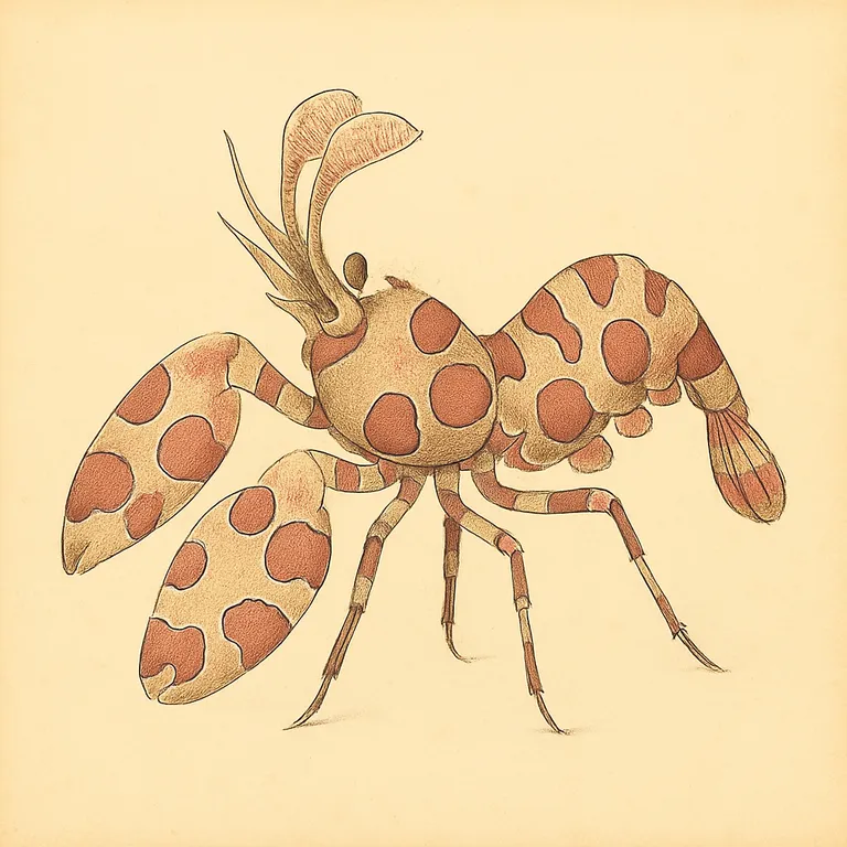Harlekijngarnaal (Hymenocera picta)