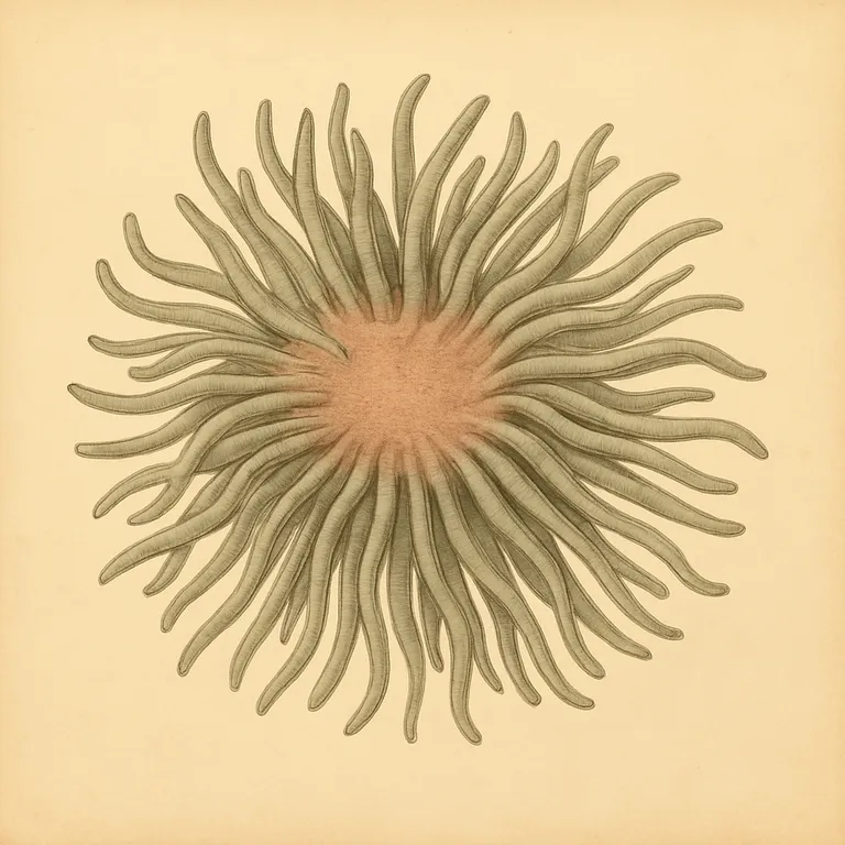 Lang-tentakel plaatkoraal (Heliofungia actiniformis)