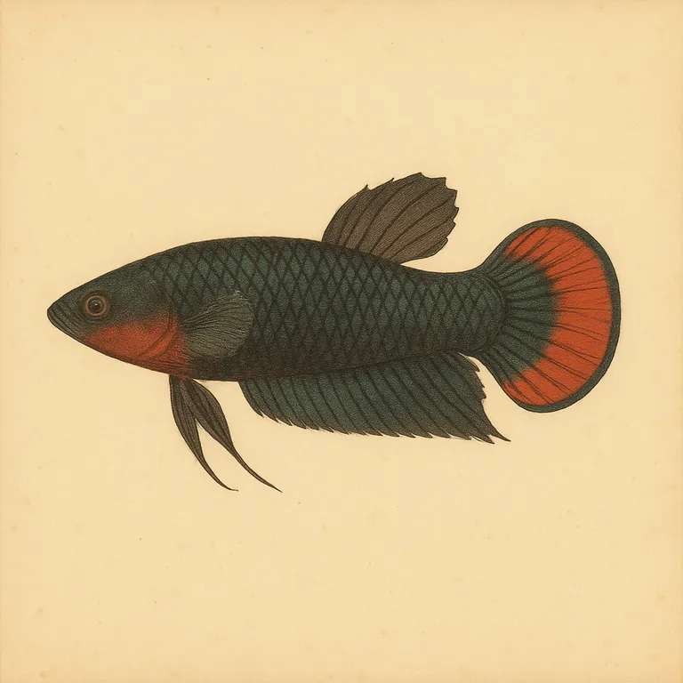 Vreedzame kempvis (Betta imbellis)
