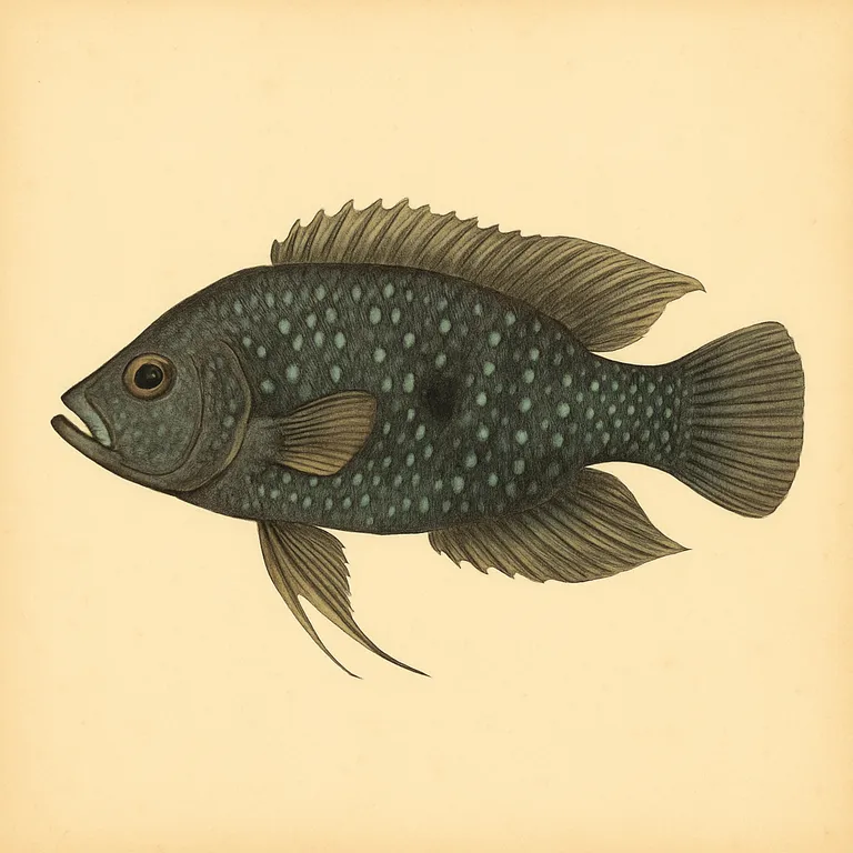 Jack Dempsey-cichlide (Rocio octofasciata)