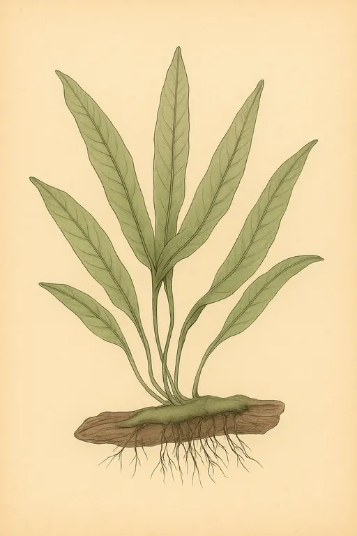 Javavaren (Microsorum pteropus)