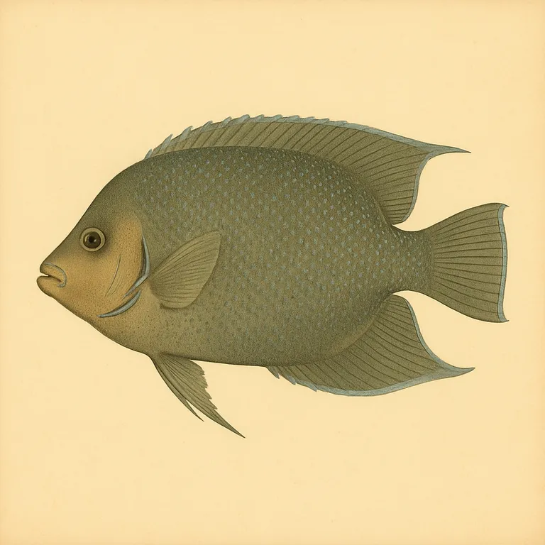 Koran-keizersvis (Pomacanthus semicirculatus)
