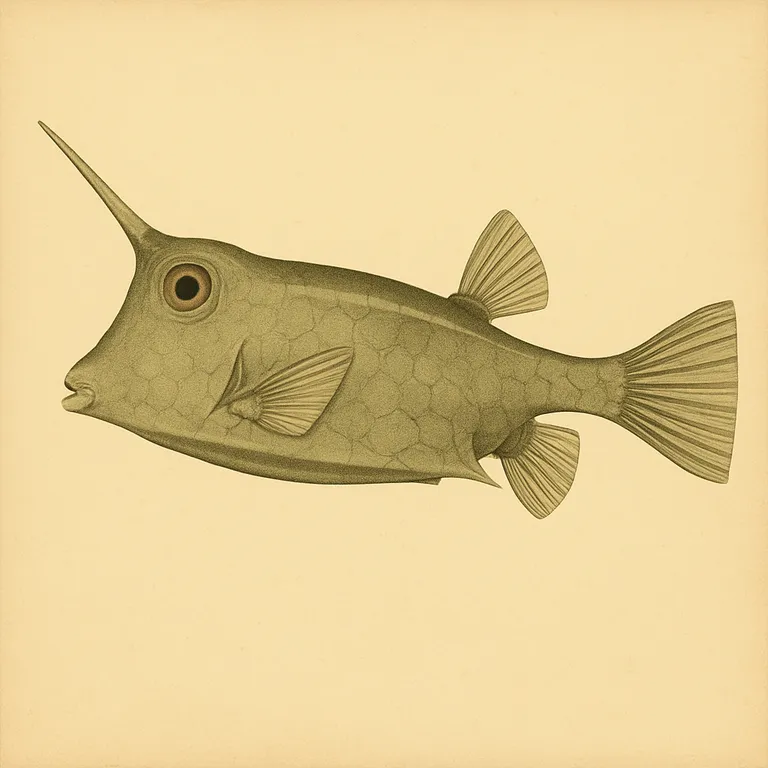 Longhorn cowfish (Lactoria cornuta)