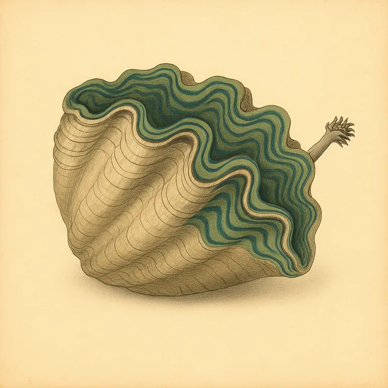 Maxima-doopvontschelp (Tridacna maxima)