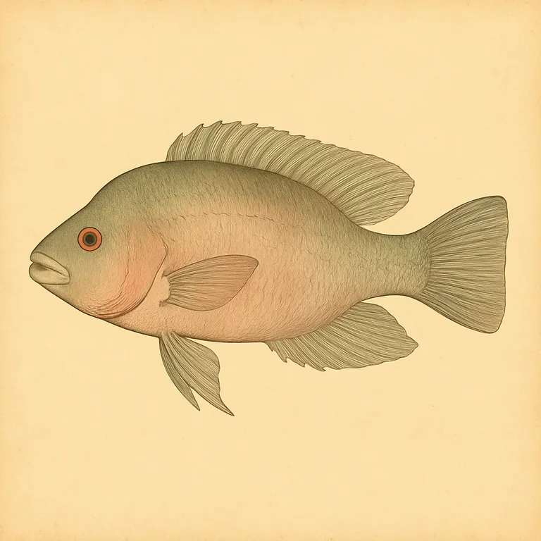Cíclido Midas (diablo rojo) (Amphilophus citrinellus)
