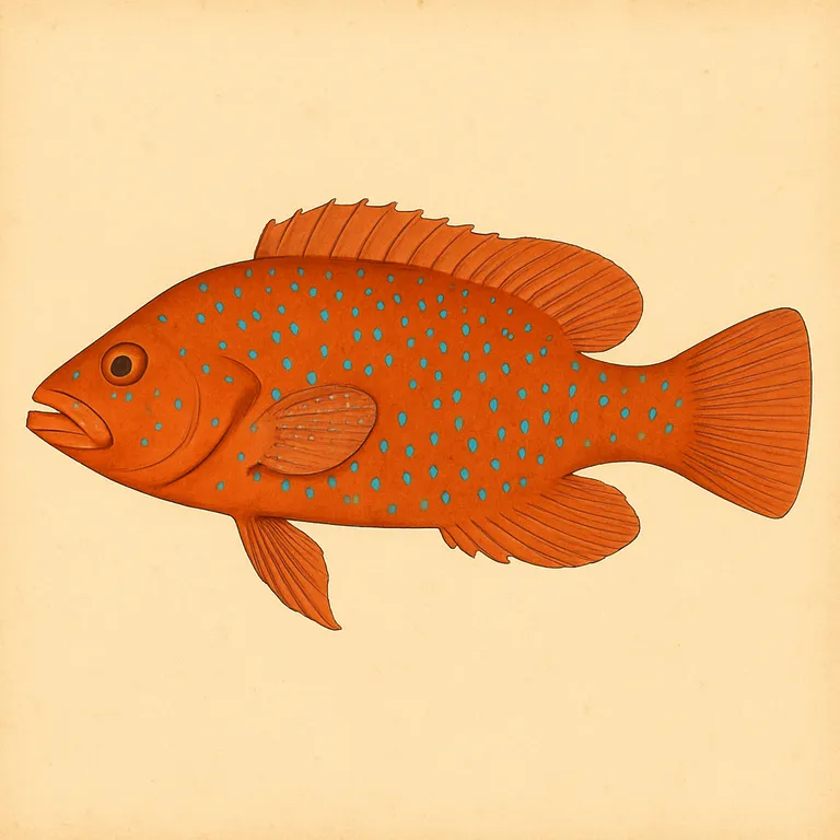 Cernia corallina (Cephalopholis miniata)