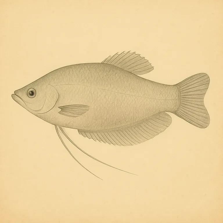Maanlichtgoerami (Trichopodus microlepis)