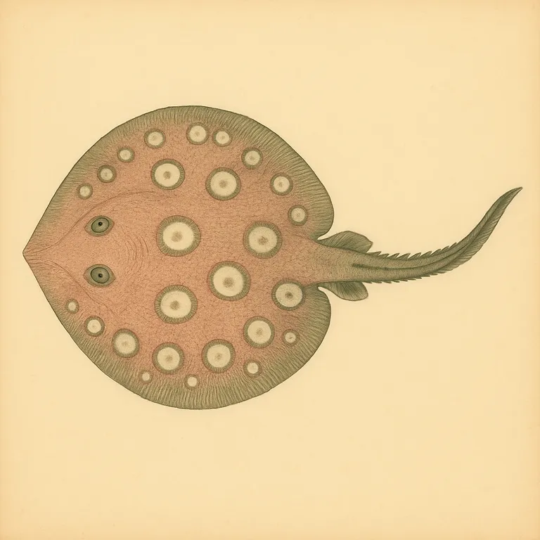 Razza d’acqua dolce motoro (Potamotrygon motoro)