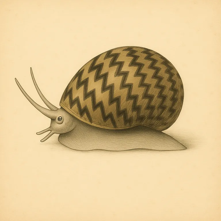 Rennschnecke (Zebra) (Neritina sp.)