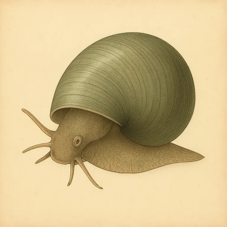 Caracol nerita oliva (Neritina reclivata)