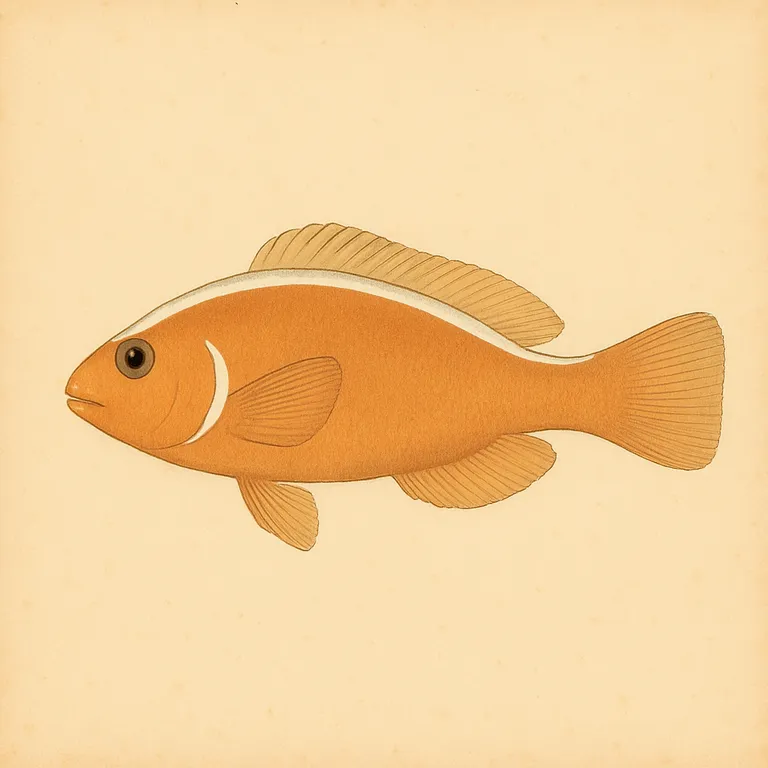 Orangener Anemonenfisch (Amphiprion sandaracinos)