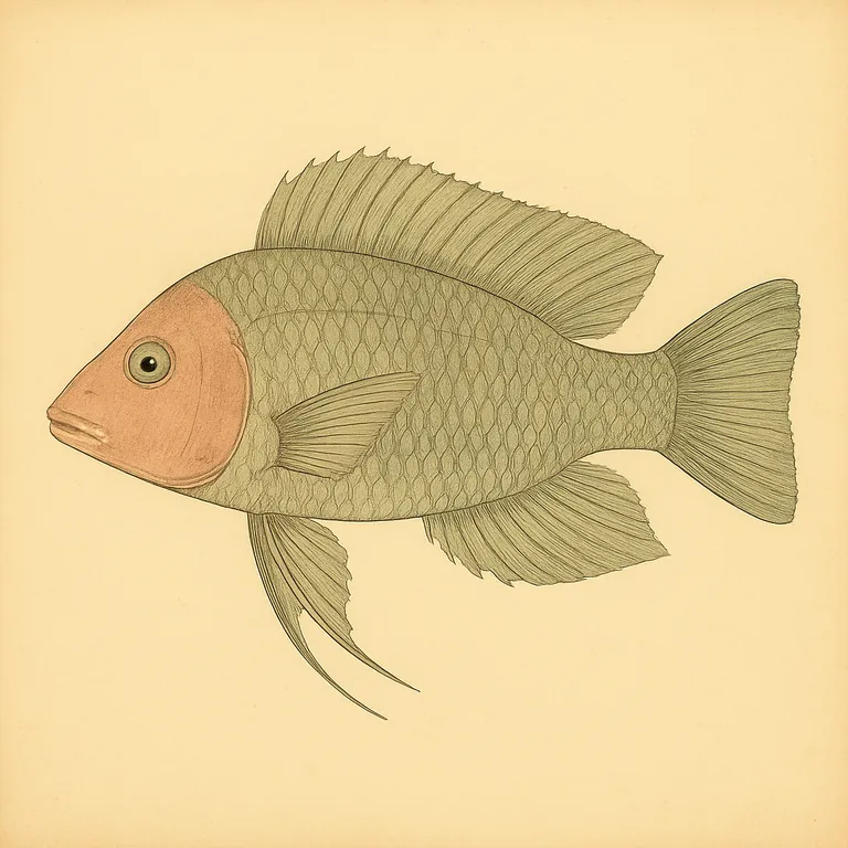 Geophagus testa arancione (Tapajós) (Geophagus pyrocephalus)