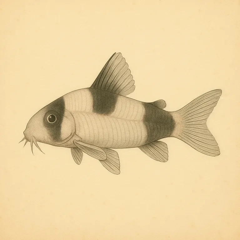 Panda-pantsermeerval (Corydoras panda)