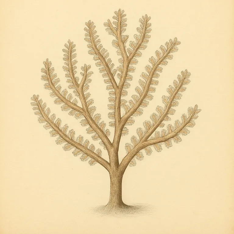 Fotosynthetische gorgoon (Pinnigorgia flava)