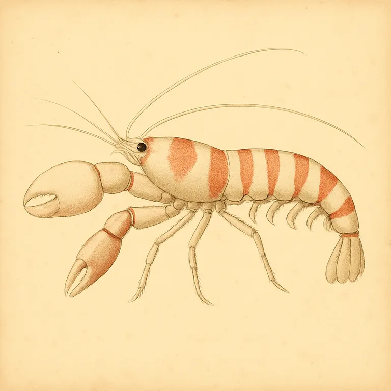 Pistoolgarnaal (randalli) (Alpheus randalli)