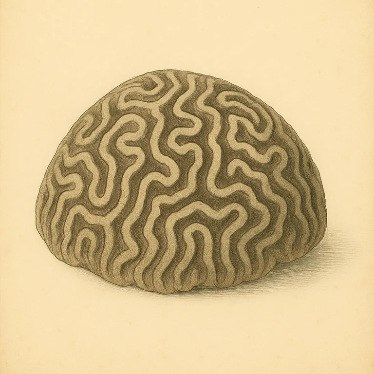 Doolhofkoraal (platygyra) (Platygyra sp.)