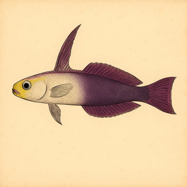 Paarse vuurgrondel (Nemateleotris decora)