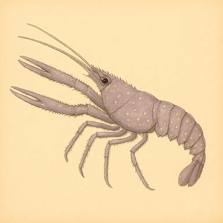 Paarse rifkreeft (Enoplometopus daumi)